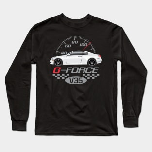 G-Force V35 White Long Sleeve T-Shirt